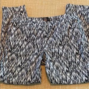 Black and white pants